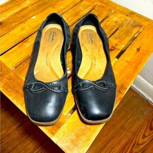 Clark’s Collection Leather Slip On Shoes